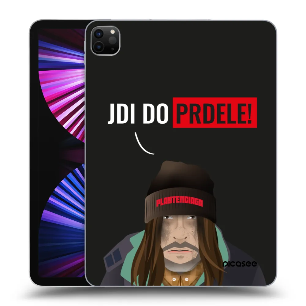 Picasee Μαύρη θήκη σιλικόνης για Apple iPad Pro 11" 2021 (3.gen) - Bezďák