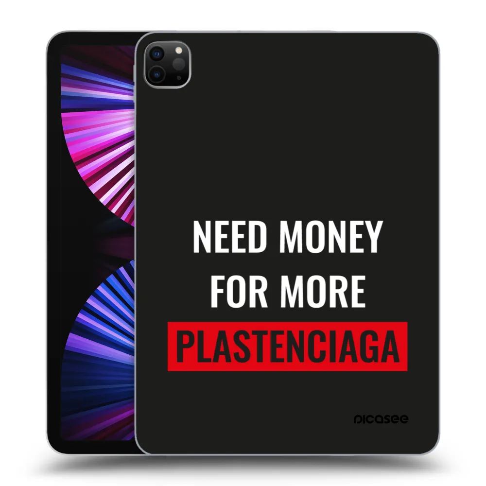 Picasee Μαύρη θήκη σιλικόνης για Apple iPad Pro 11" 2021 (3.gen) - More PLASTENCIAGA