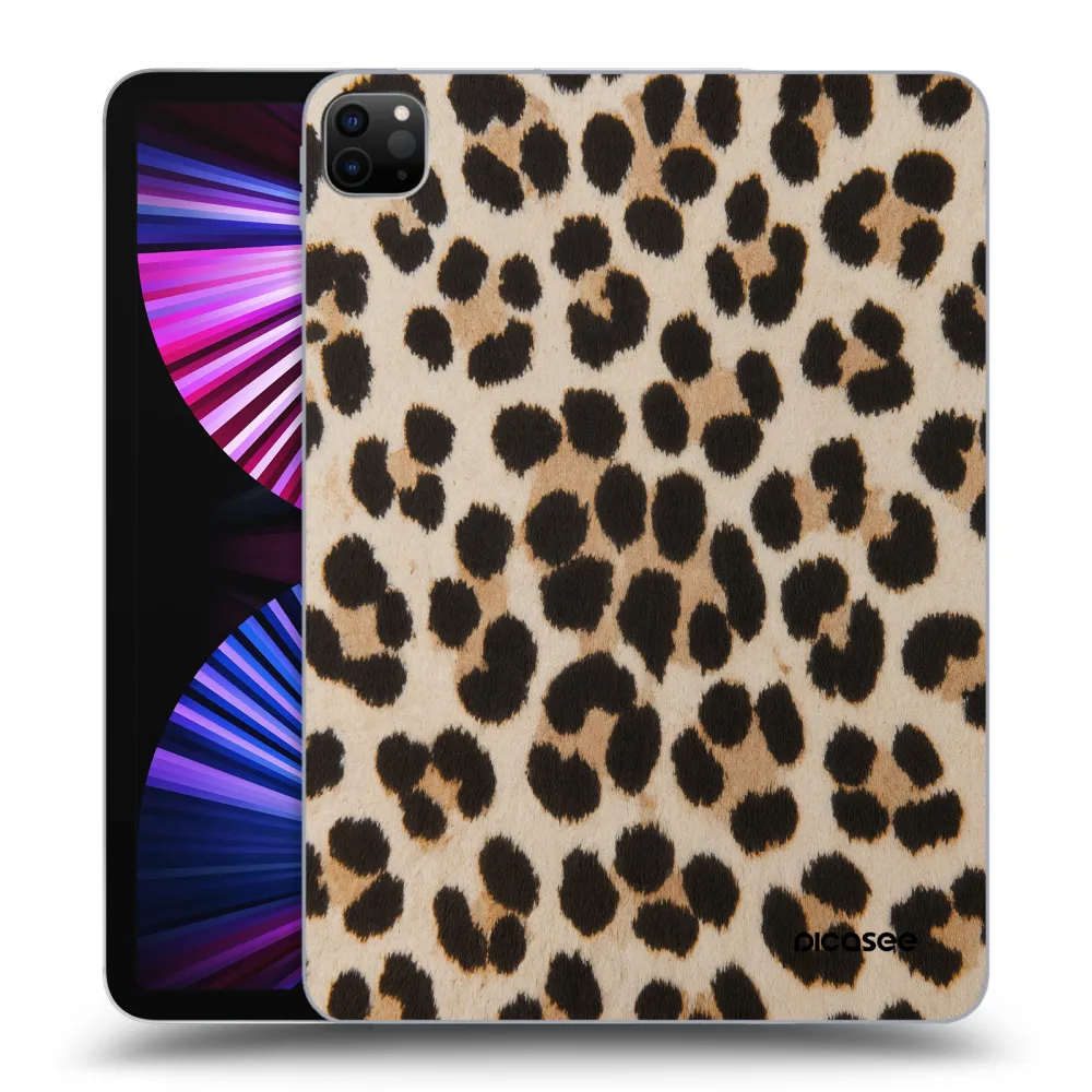 Picasee Μαύρη θήκη σιλικόνης για Apple iPad Pro 11" 2021 (3.gen) - Brown Tiger
