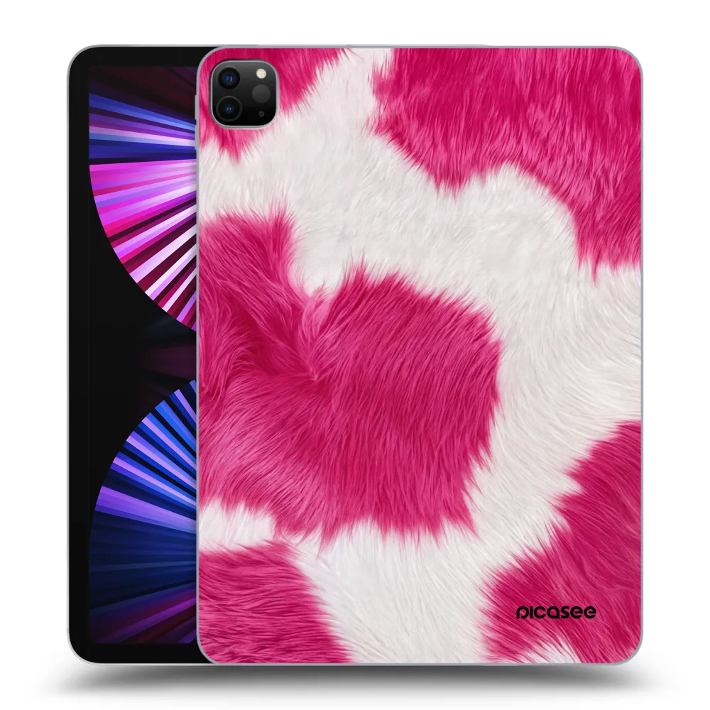 Picasee Μαύρη θήκη σιλικόνης για Apple iPad Pro 11" 2021 (3.gen) - Pink Moo