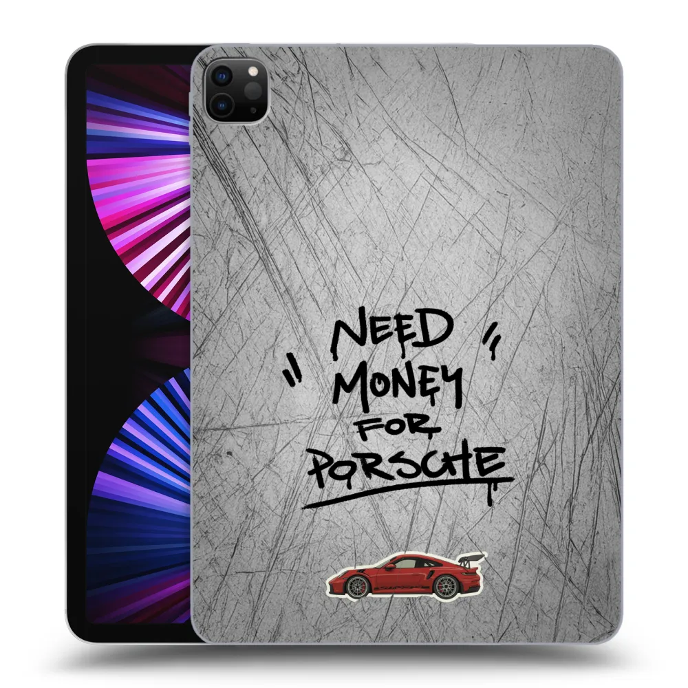 Picasee Μαύρη θήκη σιλικόνης για Apple iPad Pro 11" 2021 (3.gen) - Grey Drift