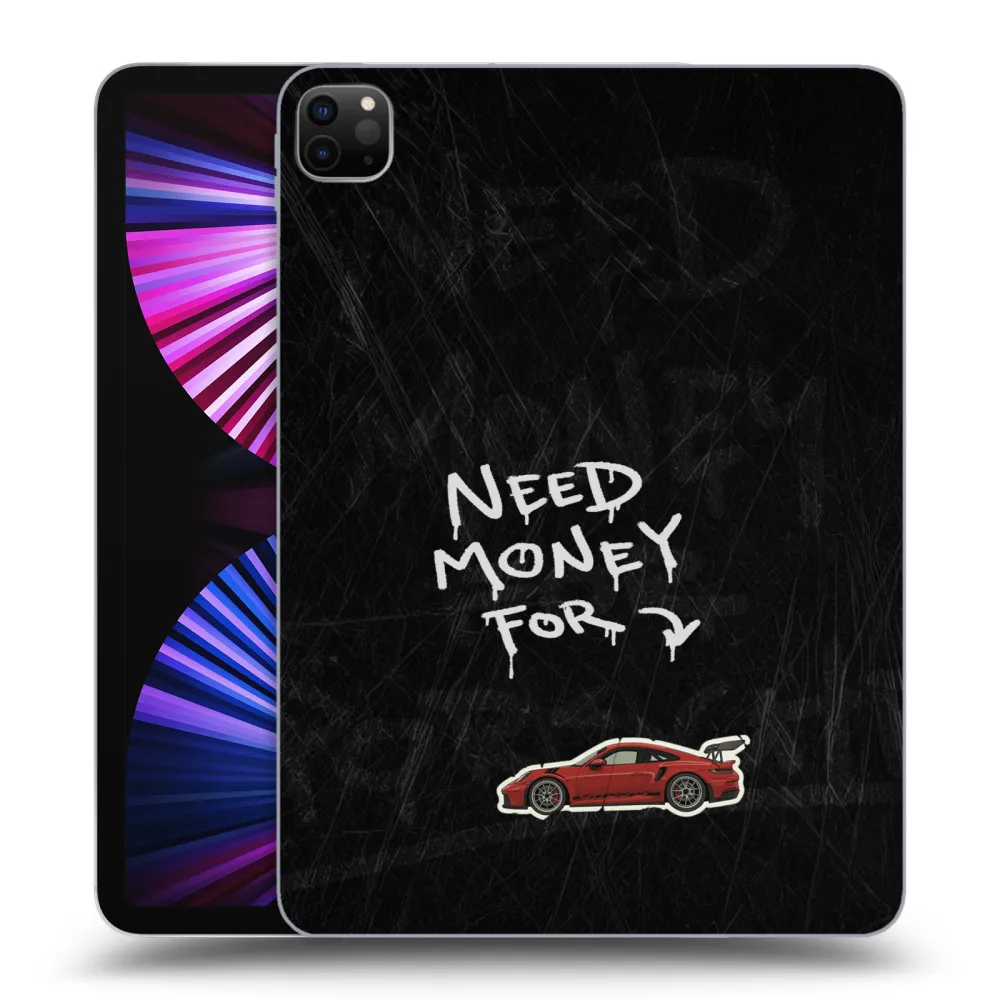 Picasee Μαύρη θήκη σιλικόνης για Apple iPad Pro 11" 2021 (3.gen) - Track Mode