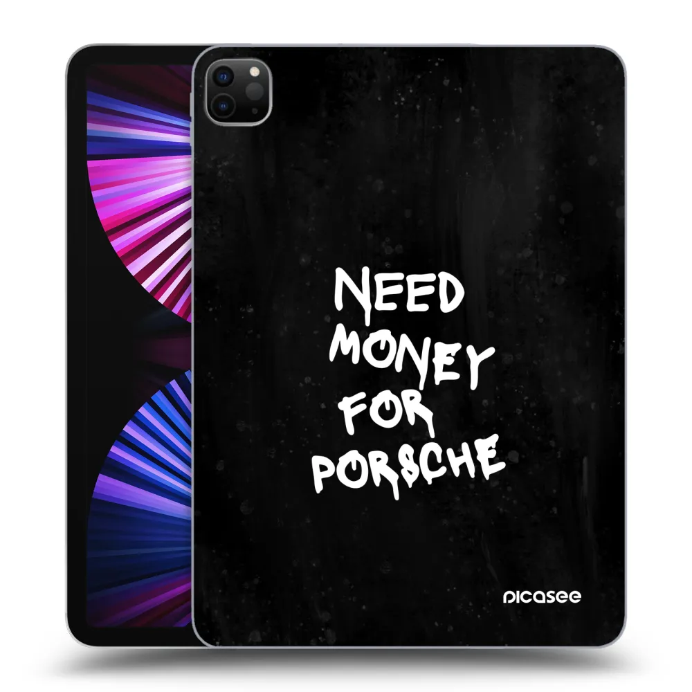 Picasee Μαύρη θήκη σιλικόνης για Apple iPad Pro 11" 2021 (3.gen) - Black Dollar