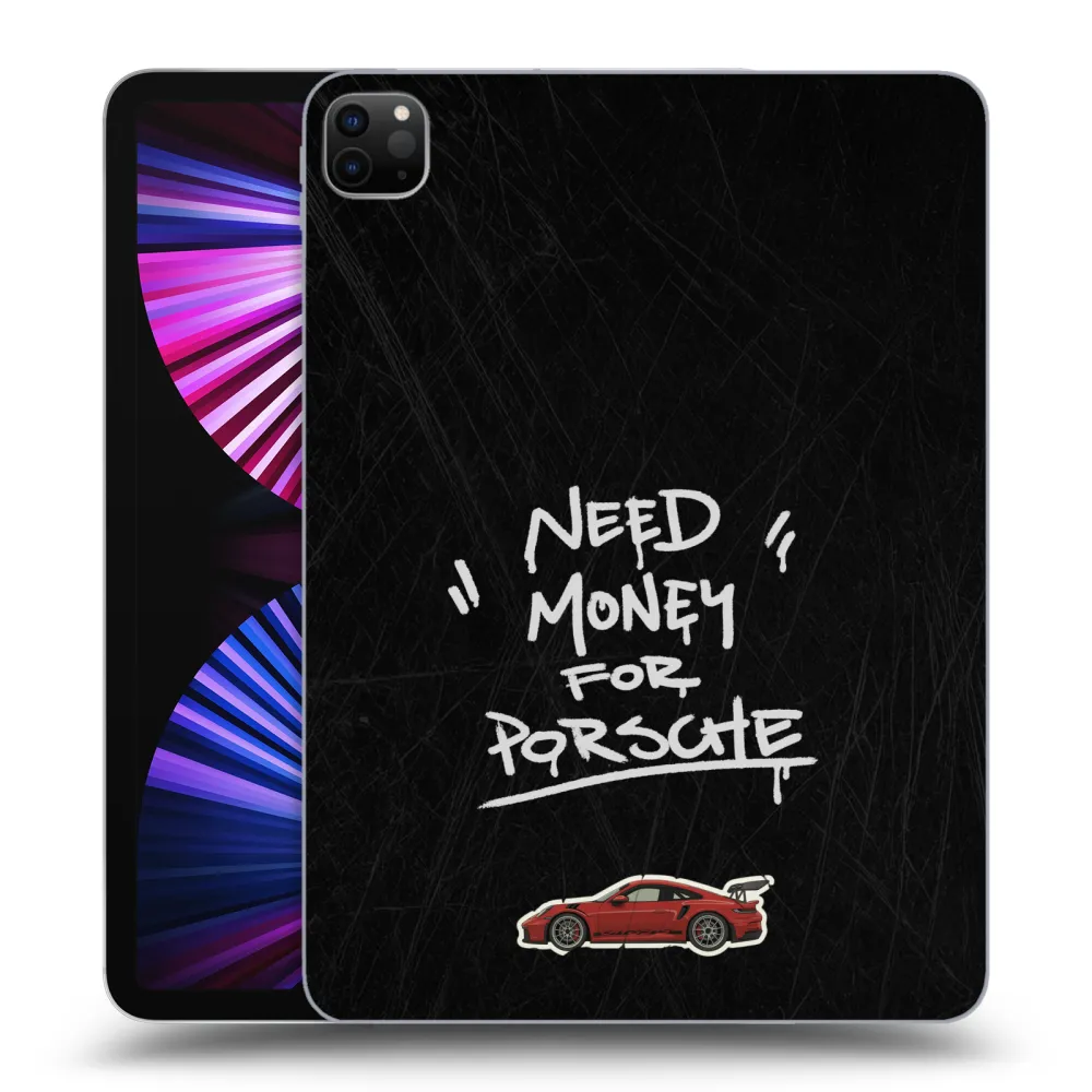 Picasee Μαύρη θήκη σιλικόνης για Apple iPad Pro 11" 2021 (3.gen) - Dark Racer