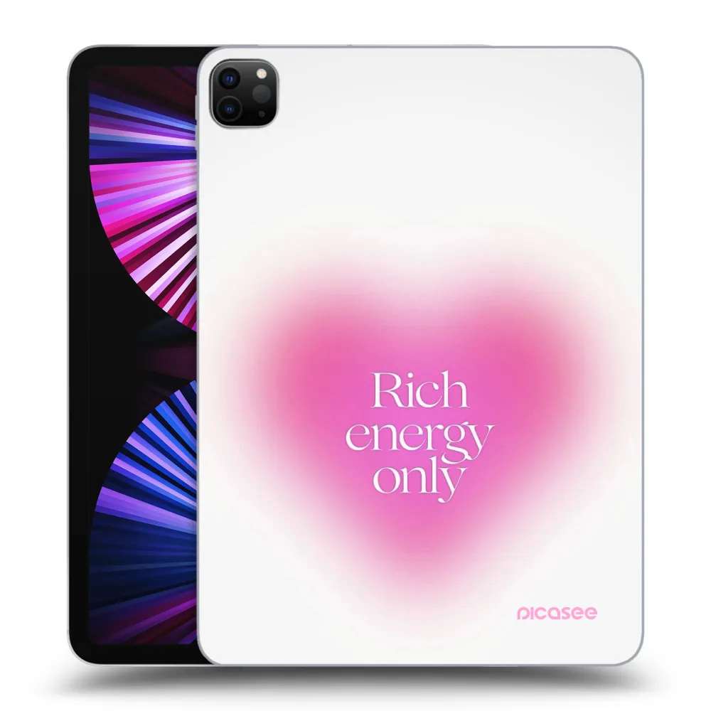 Picasee Μαύρη θήκη σιλικόνης για Apple iPad Pro 11" 2021 (3.gen) - Rich Energy