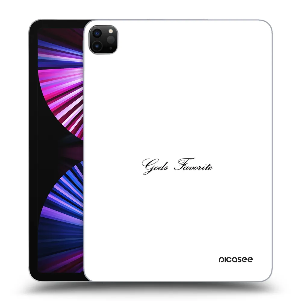 Picasee Μαύρη θήκη σιλικόνης για Apple iPad Pro 11" 2021 (3.gen) - Gods Favorite