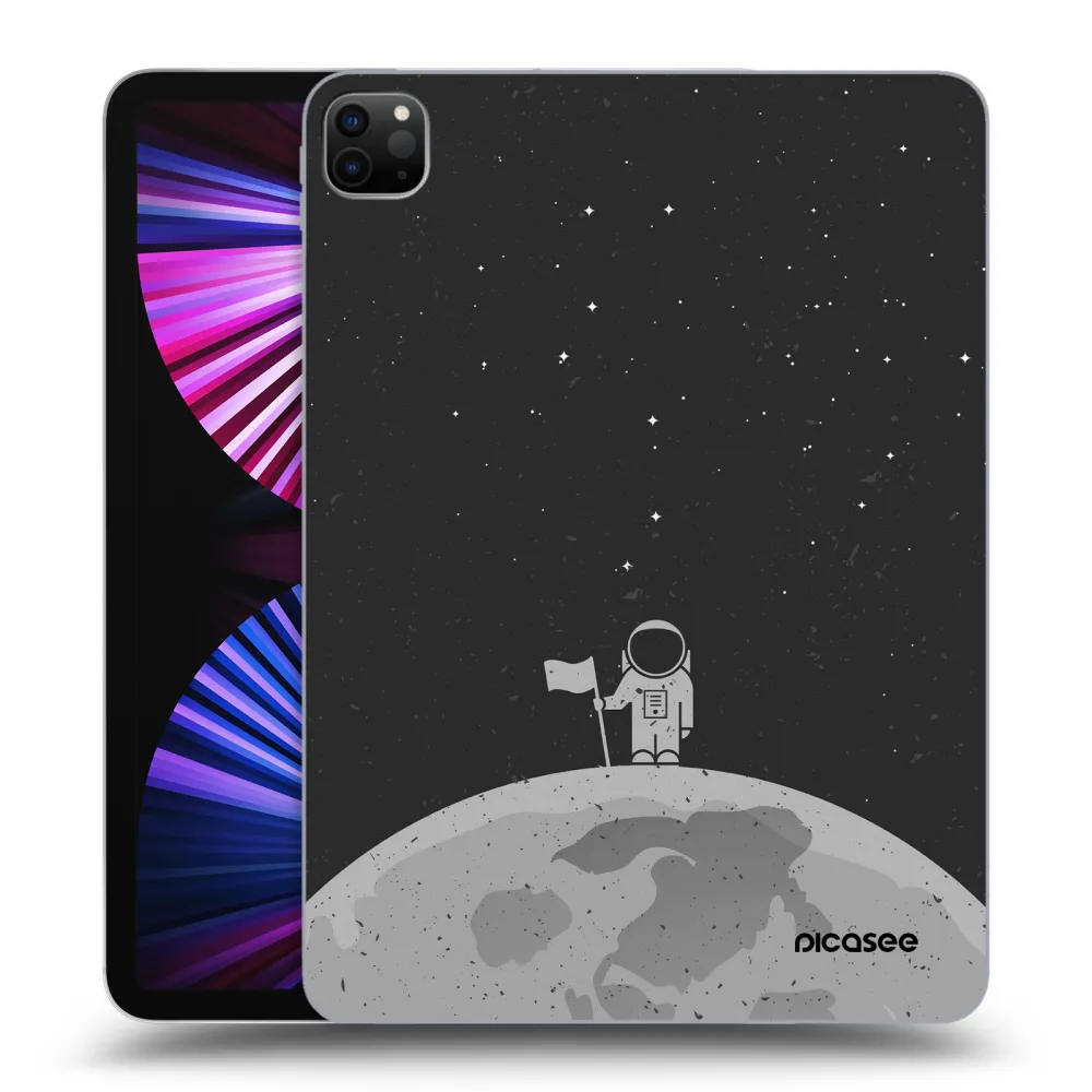 Picasee Μαύρη θήκη σιλικόνης για Apple iPad Pro 11" 2021 (3.gen) - Astronaut