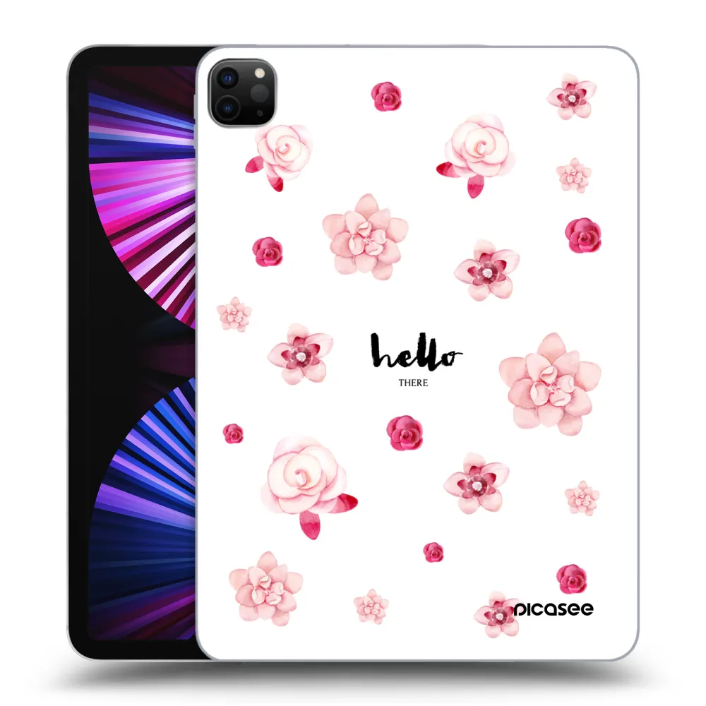 Picasee Μαύρη θήκη σιλικόνης για Apple iPad Pro 11" 2021 (3.gen) - Hello there