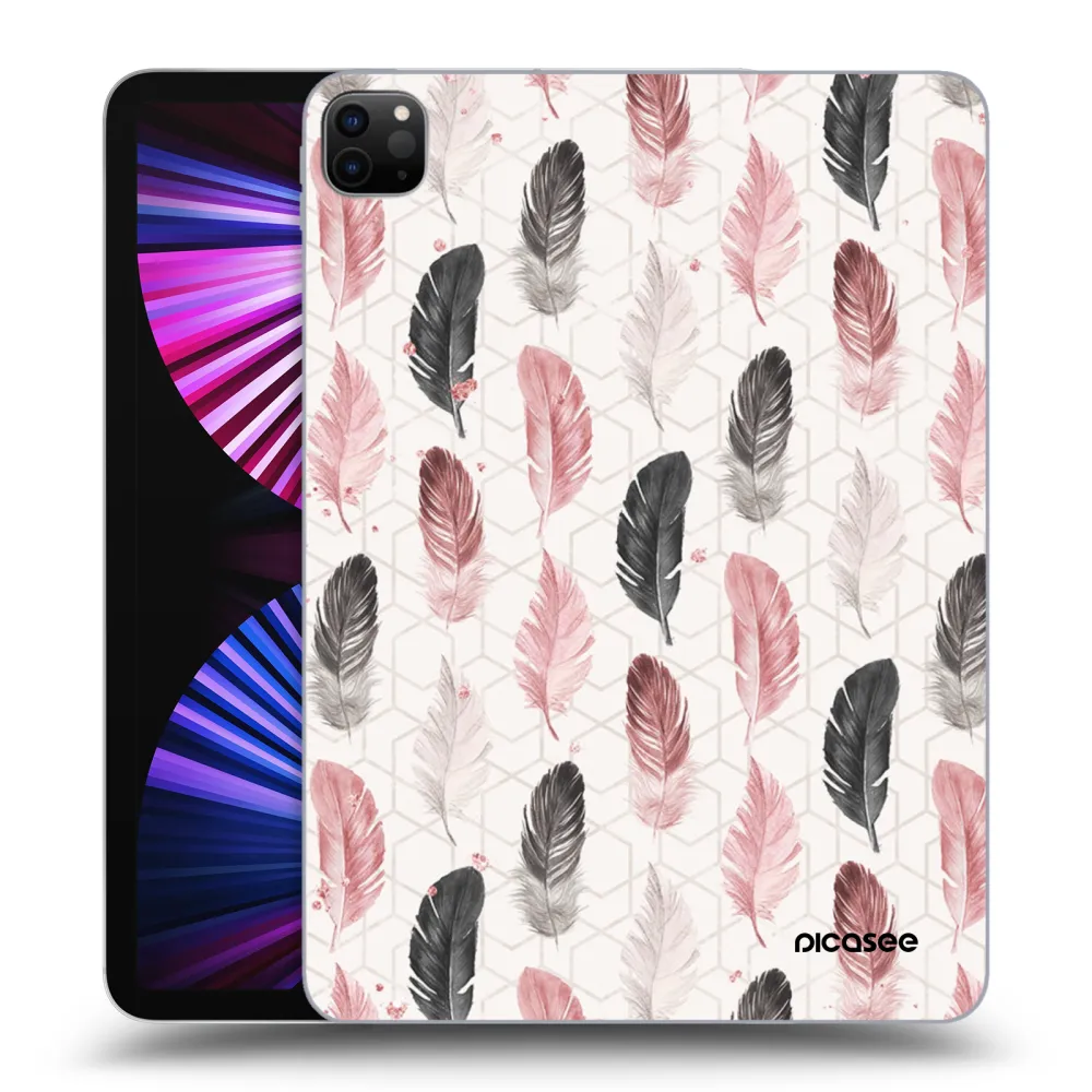 Picasee Μαύρη θήκη σιλικόνης για Apple iPad Pro 11" 2021 (3.gen) - Feather 2