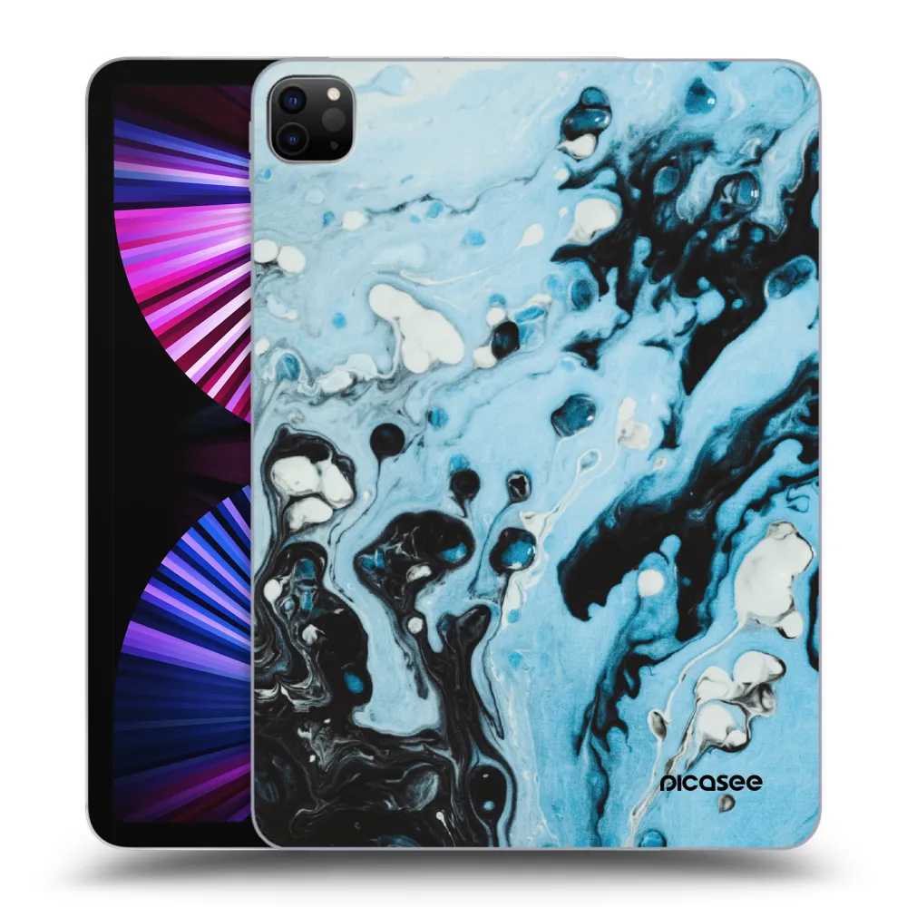 Picasee Μαύρη θήκη σιλικόνης για Apple iPad Pro 11" 2021 (3.gen) - Organic blue