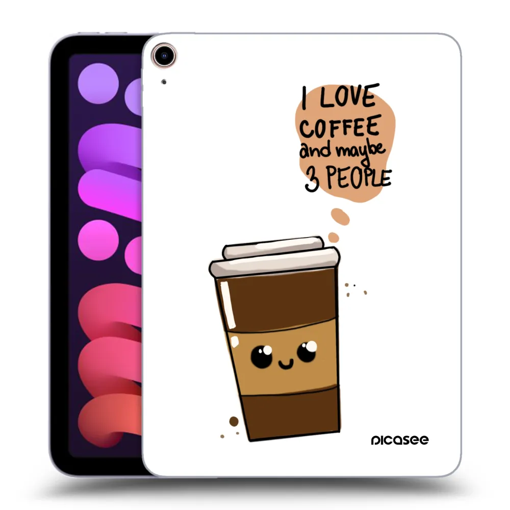 Picasee διαφανής θήκη σιλικόνης Apple iPad mini 2021 (6. gen) - Cute coffee