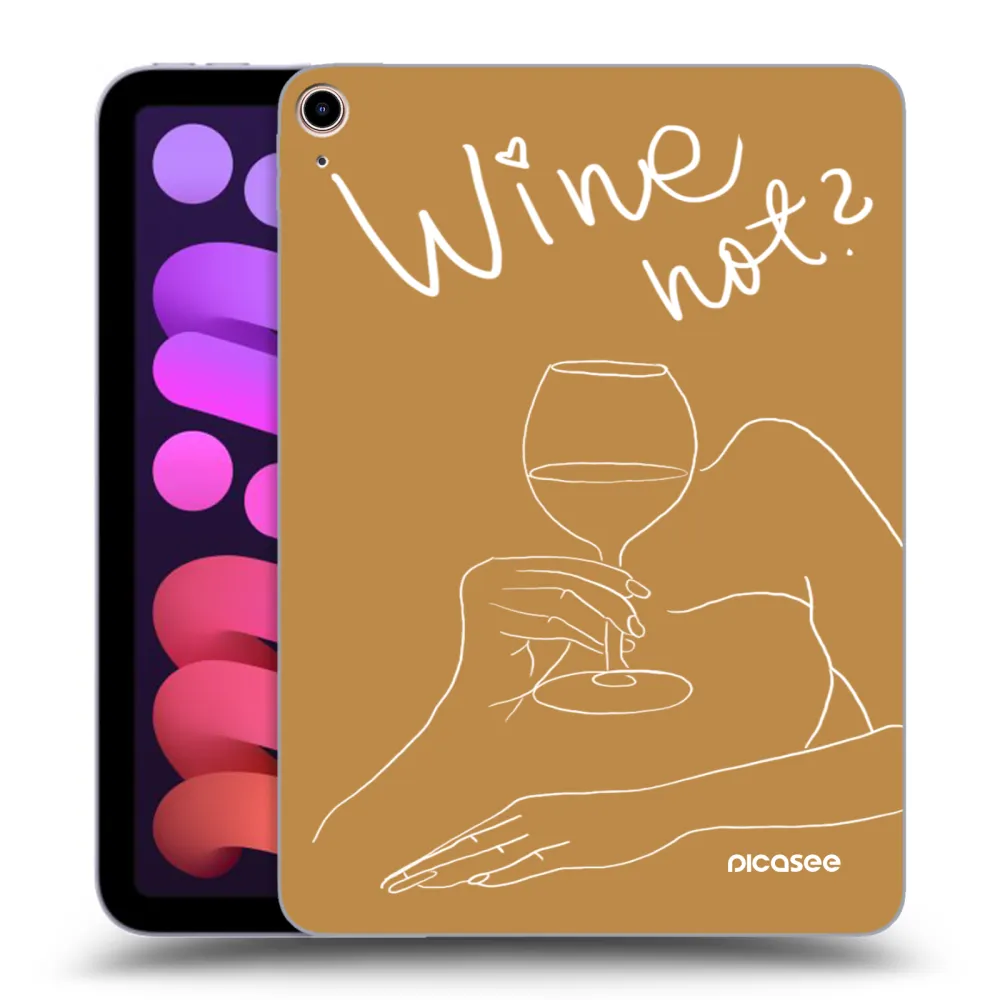 Picasee διαφανής θήκη σιλικόνης Apple iPad mini 2021 (6. gen) - Wine not