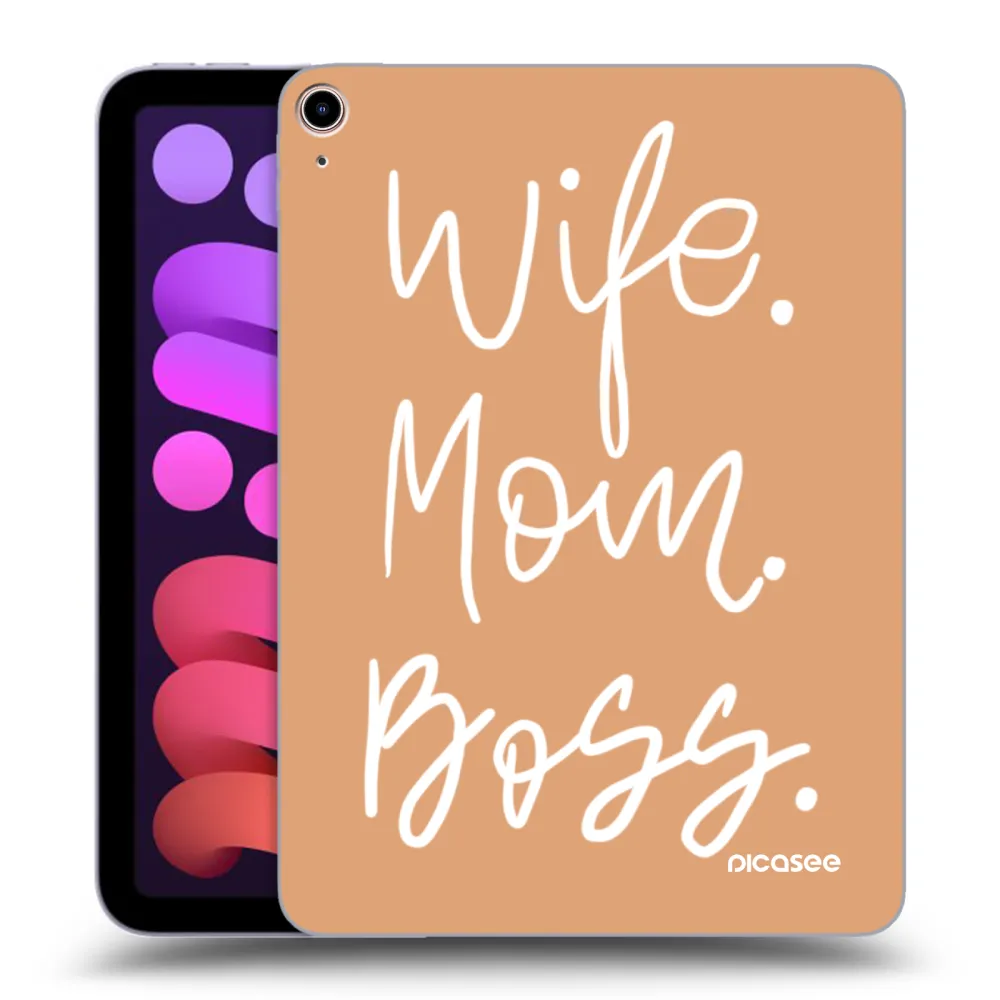 Picasee διαφανής θήκη σιλικόνης Apple iPad mini 2021 (6. gen) - Boss Mama