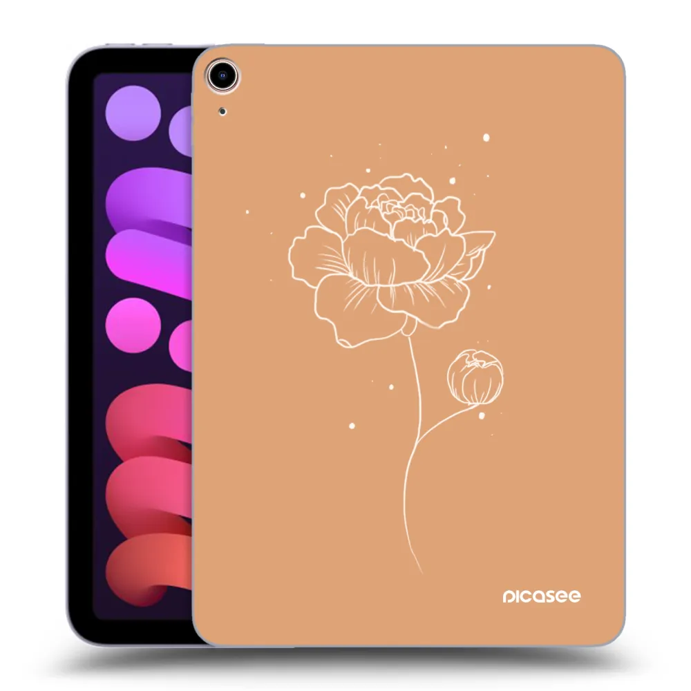 Picasee διαφανής θήκη σιλικόνης Apple iPad mini 2021 (6. gen) - Peonies