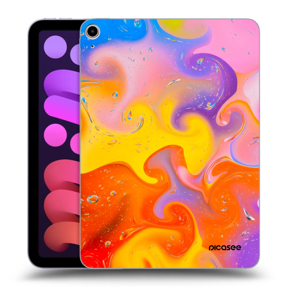 Picasee διαφανής θήκη σιλικόνης Apple iPad mini 2021 (6. gen) - Bubbles