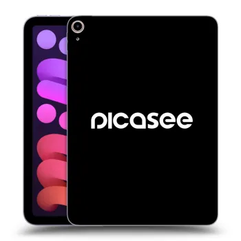 Picasee Μαύρη θήκη σιλικόνης για Apple iPad mini 2021 (6. gen) - Picasee - new logo - white