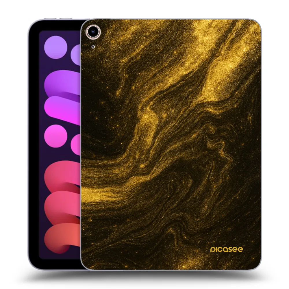 Picasee διαφανής θήκη σιλικόνης Apple iPad mini 2021 (6. gen) - Black