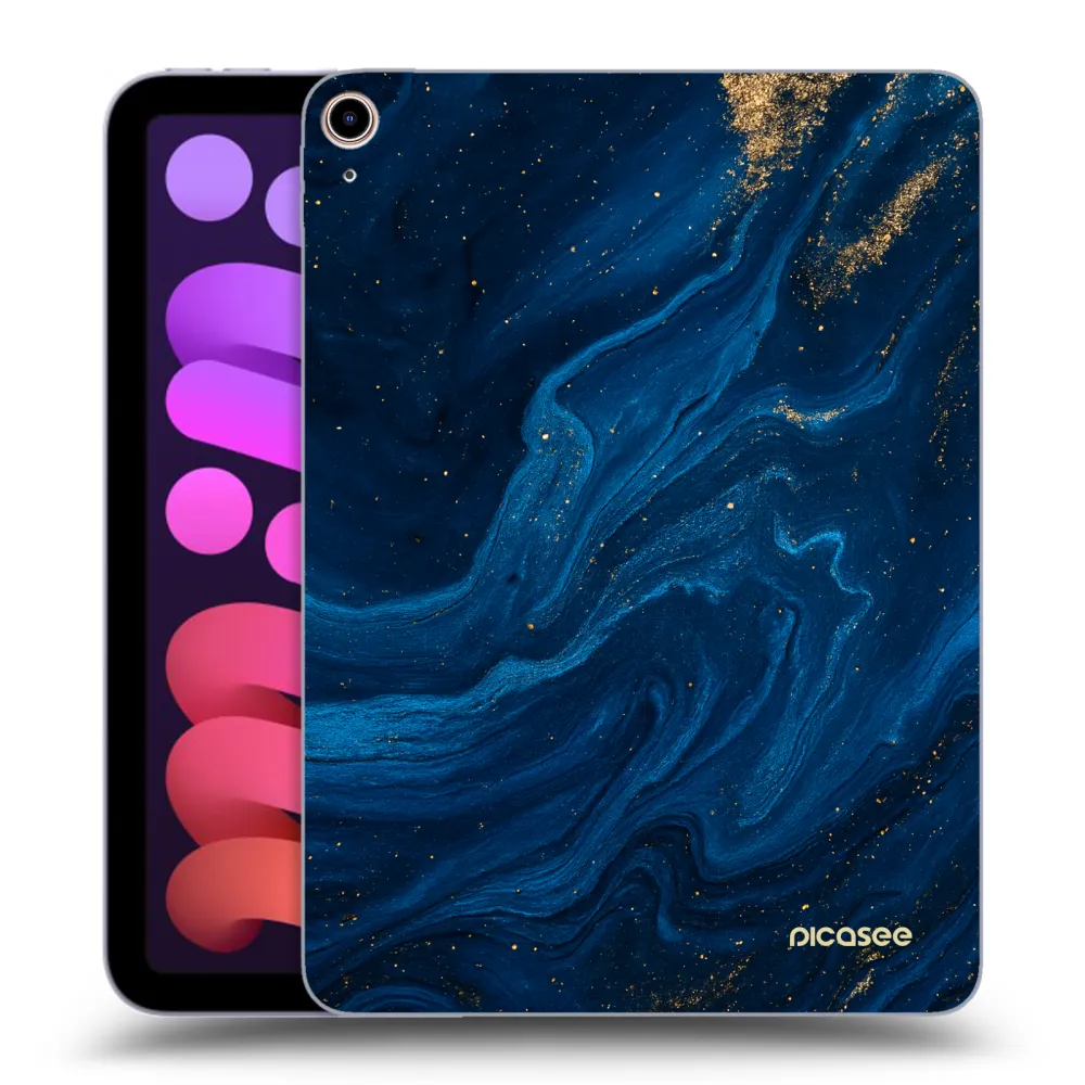 Picasee διαφανής θήκη σιλικόνης Apple iPad mini 2021 (6. gen) - Blue