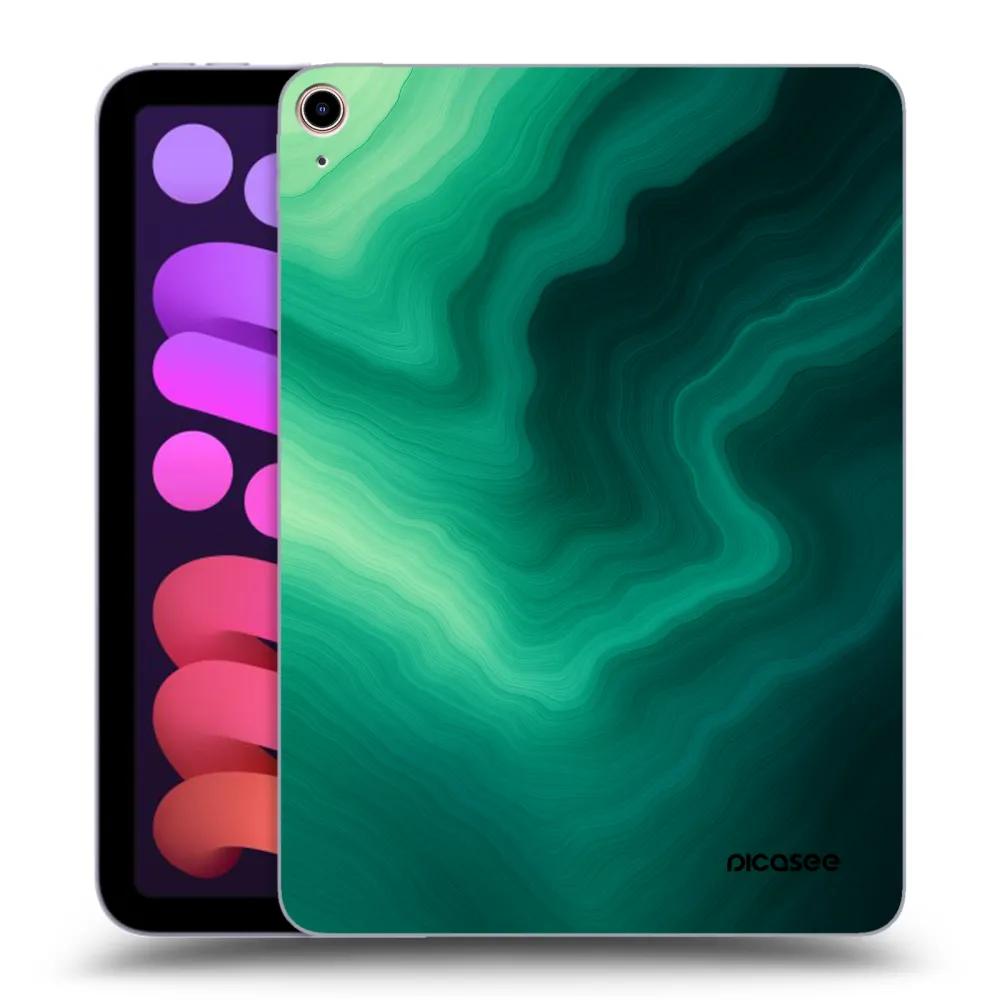 Picasee διαφανής θήκη σιλικόνης Apple iPad mini 2021 (6. gen) - Malachite