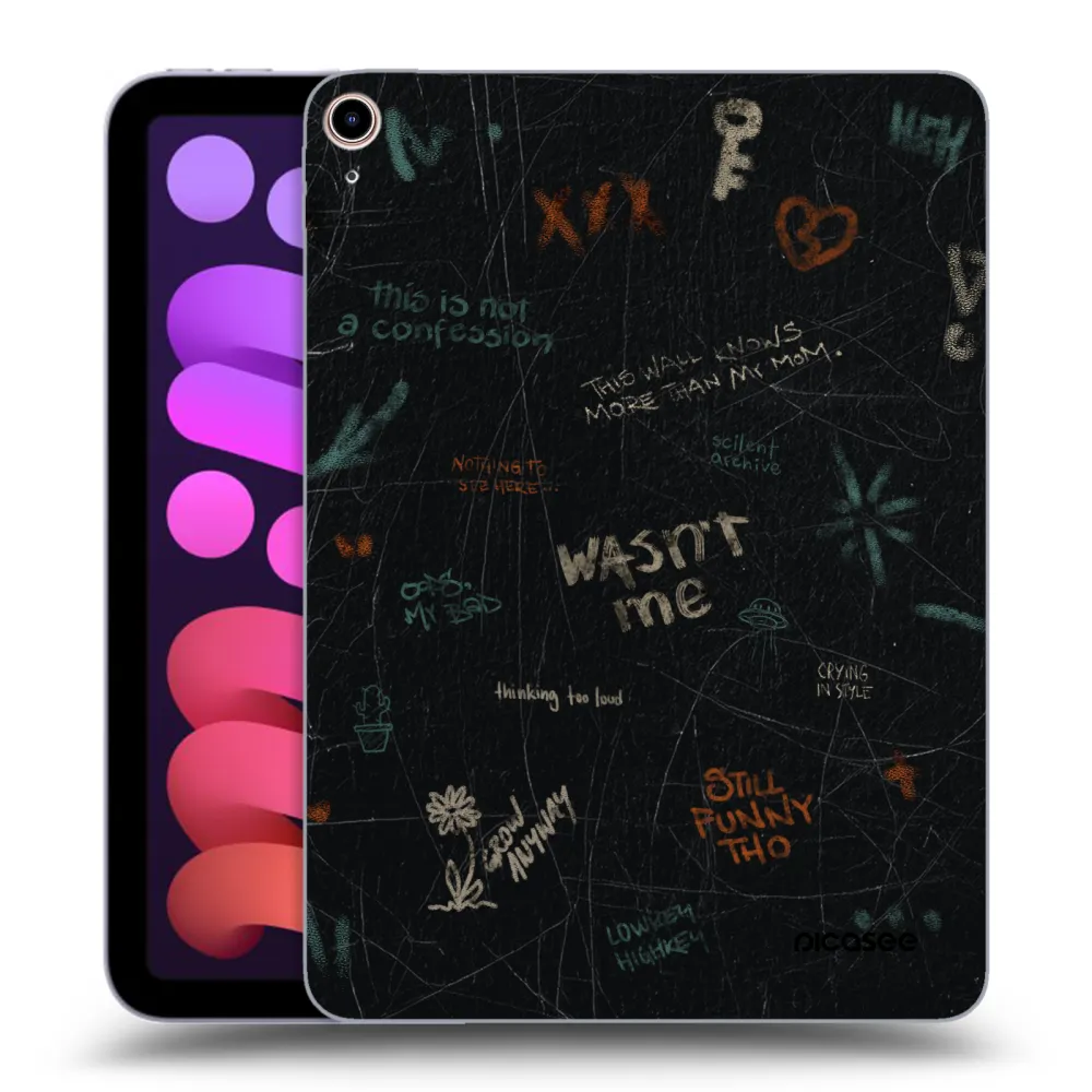 Picasee διαφανής θήκη σιλικόνης Apple iPad mini 2021 (6. gen) - CONFESSION