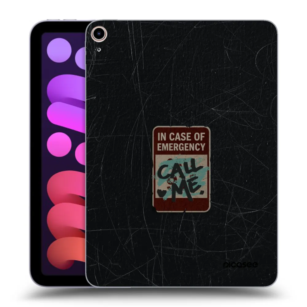 Picasee διαφανής θήκη σιλικόνης Apple iPad mini 2021 (6. gen) - EMERGENCY