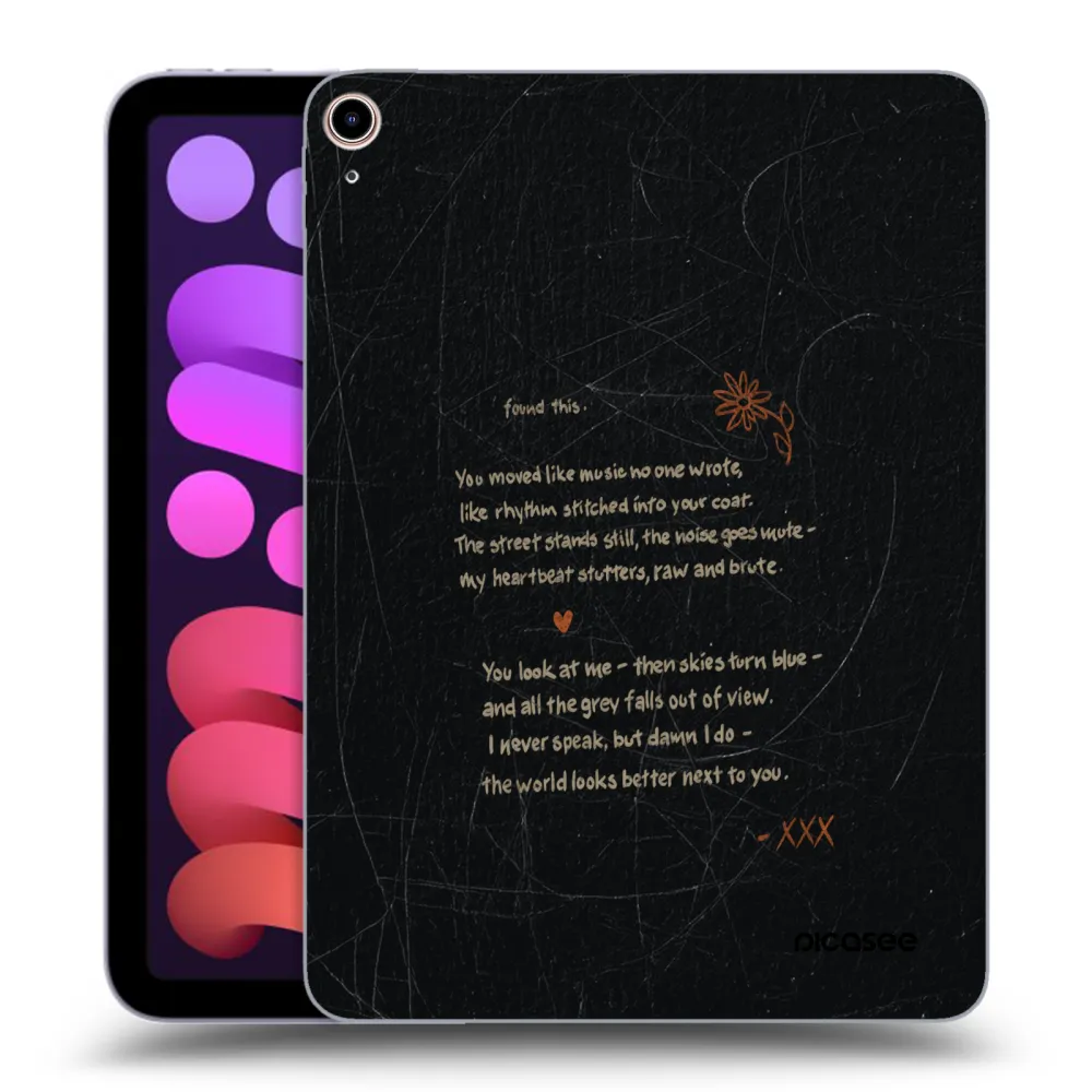 Picasee διαφανής θήκη σιλικόνης Apple iPad mini 2021 (6. gen) - POET
