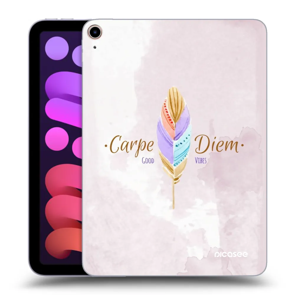 Picasee διαφανής θήκη σιλικόνης Apple iPad mini 2021 (6. gen) - Carpe Diem