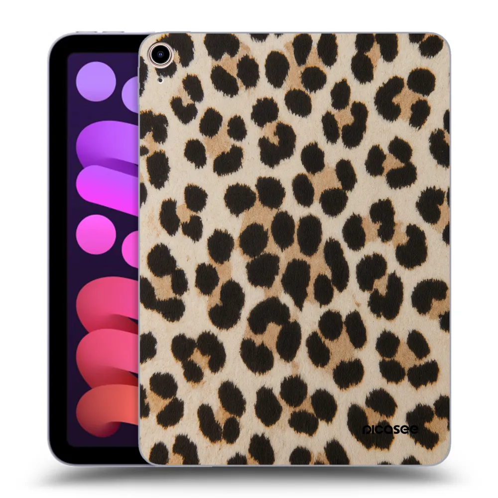 Picasee διαφανής θήκη σιλικόνης Apple iPad mini 2021 (6. gen) - Brown Tiger