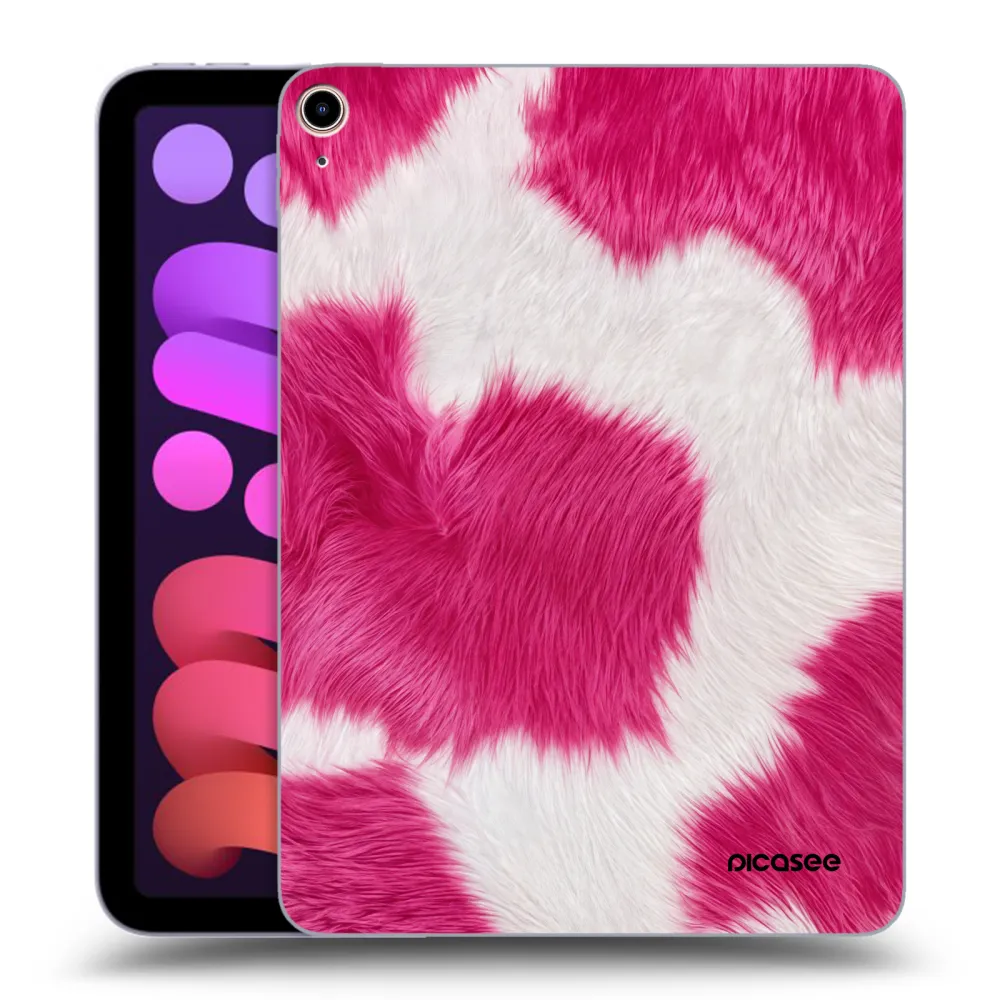 Picasee διαφανής θήκη σιλικόνης Apple iPad mini 2021 (6. gen) - Pink Moo