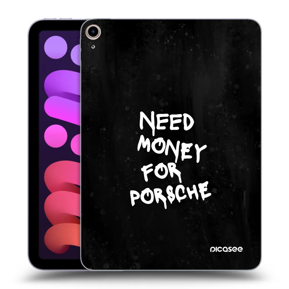 Picasee διαφανής θήκη σιλικόνης Apple iPad mini 2021 (6. gen) - Black Dollar