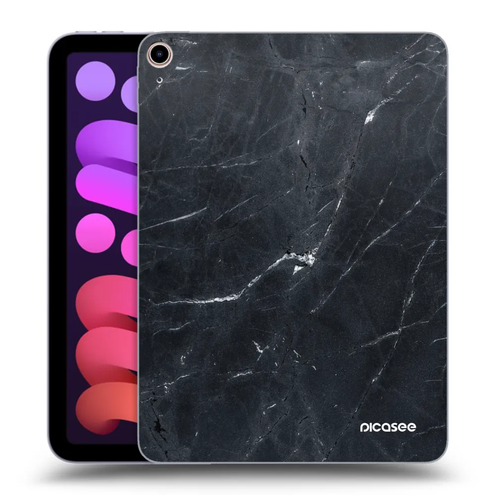 Picasee διαφανής θήκη σιλικόνης Apple iPad mini 2021 (6. gen) - Black marble