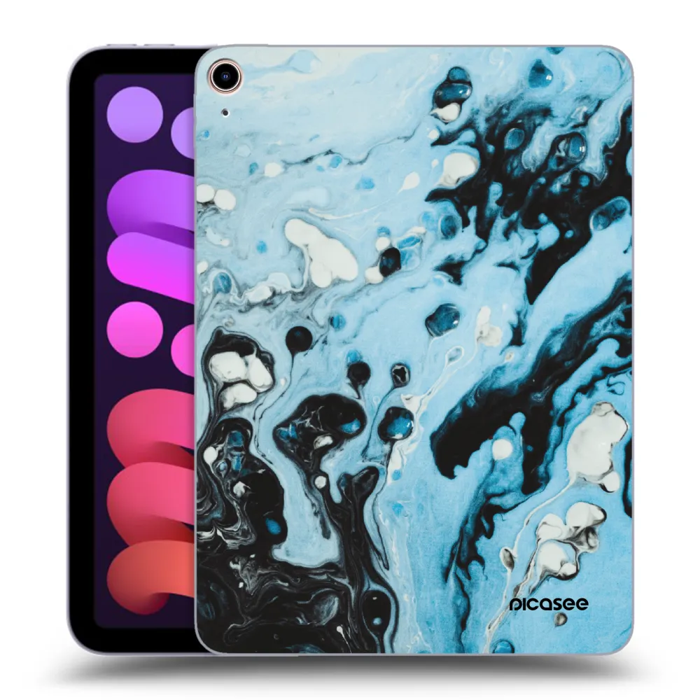 Picasee διαφανής θήκη σιλικόνης Apple iPad mini 2021 (6. gen) - Organic blue