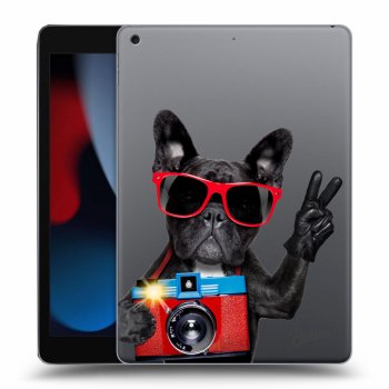 Θήκη για Apple iPad 10.2" 2021 (9. gen) - French Bulldog