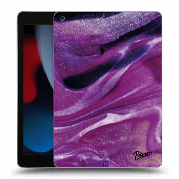 Θήκη για Apple iPad 10.2" 2021 (9. gen) - Purple glitter