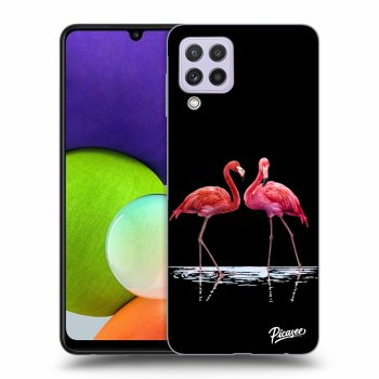 Θήκη για Samsung Galaxy A22 A225F 4G - Flamingos couple