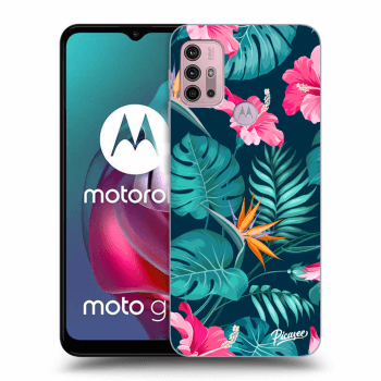 Θήκη για Motorola Moto G30 - Pink Monstera