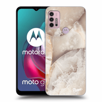 Θήκη για Motorola Moto G30 - Cream marble