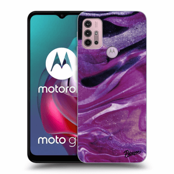 Θήκη για Motorola Moto G30 - Purple glitter