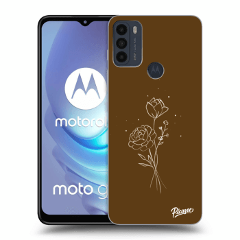 Θήκη για Motorola Moto G50 - Brown flowers