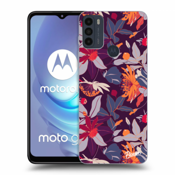 Θήκη για Motorola Moto G50 - Purple Leaf