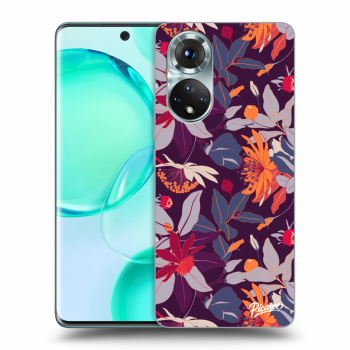 Θήκη για Honor 50 5G - Purple Leaf