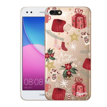 Picasee διαφανής θήκη σιλικόνης Huawei P9 Lite Mini - Christmas