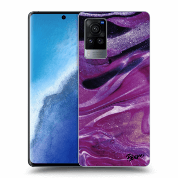 Θήκη για Vivo X60 Pro 5G - Purple glitter