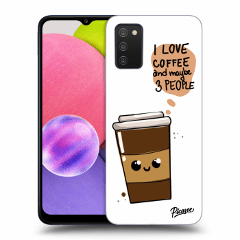 Θήκη για Samsung Galaxy A03s A037G - Cute coffee