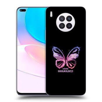 Picasee Μαύρη θήκη σιλικόνης για Huawei Nova 8i - Diamanty Purple