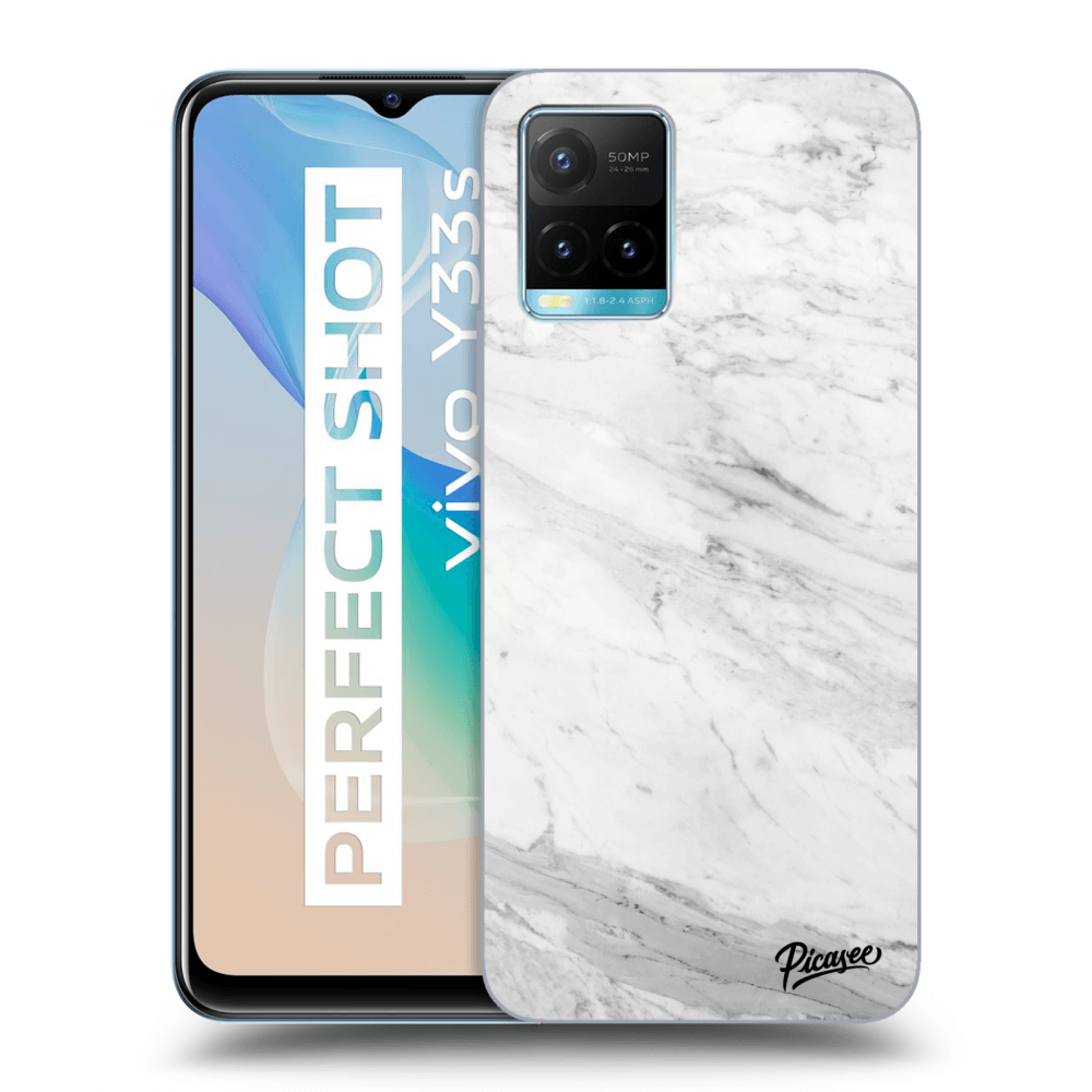 Picasee ULTIMATE CASE για Vivo Y33s - White marble
