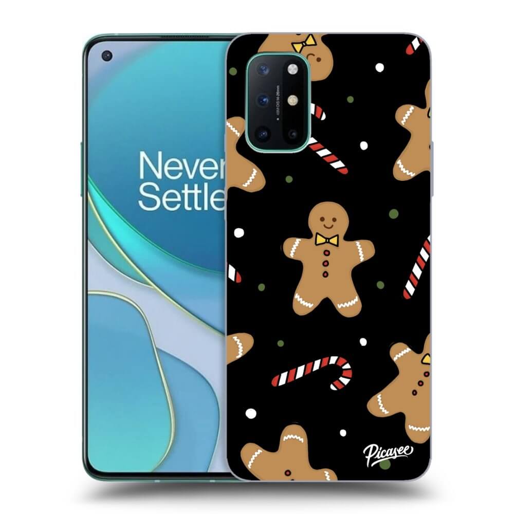 Picasee Μαύρη θήκη σιλικόνης για OnePlus 8T - Gingerbread