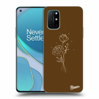 Θήκη για OnePlus 8T - Brown flowers