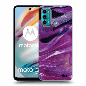Θήκη για Motorola Moto G60 - Purple glitter