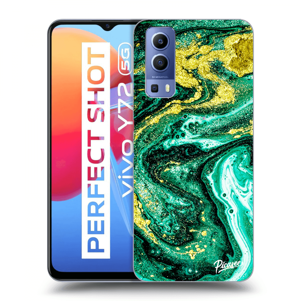 Picasee ULTIMATE CASE για Vivo Y72 5G - Green Gold